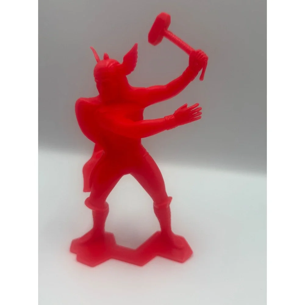 Vintage 1967 Marvel Comics Thor Plastic Figure Red 1960s Silver Age Collectible